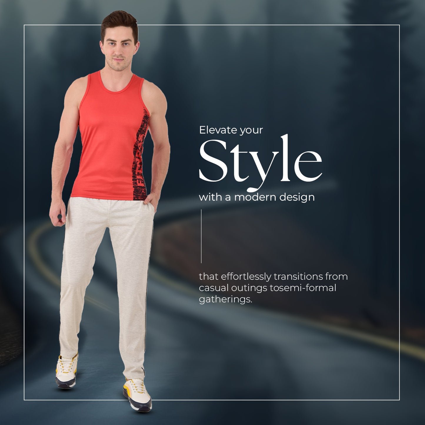 Cotton Track Pant for Men - Regular wear Trackpants
