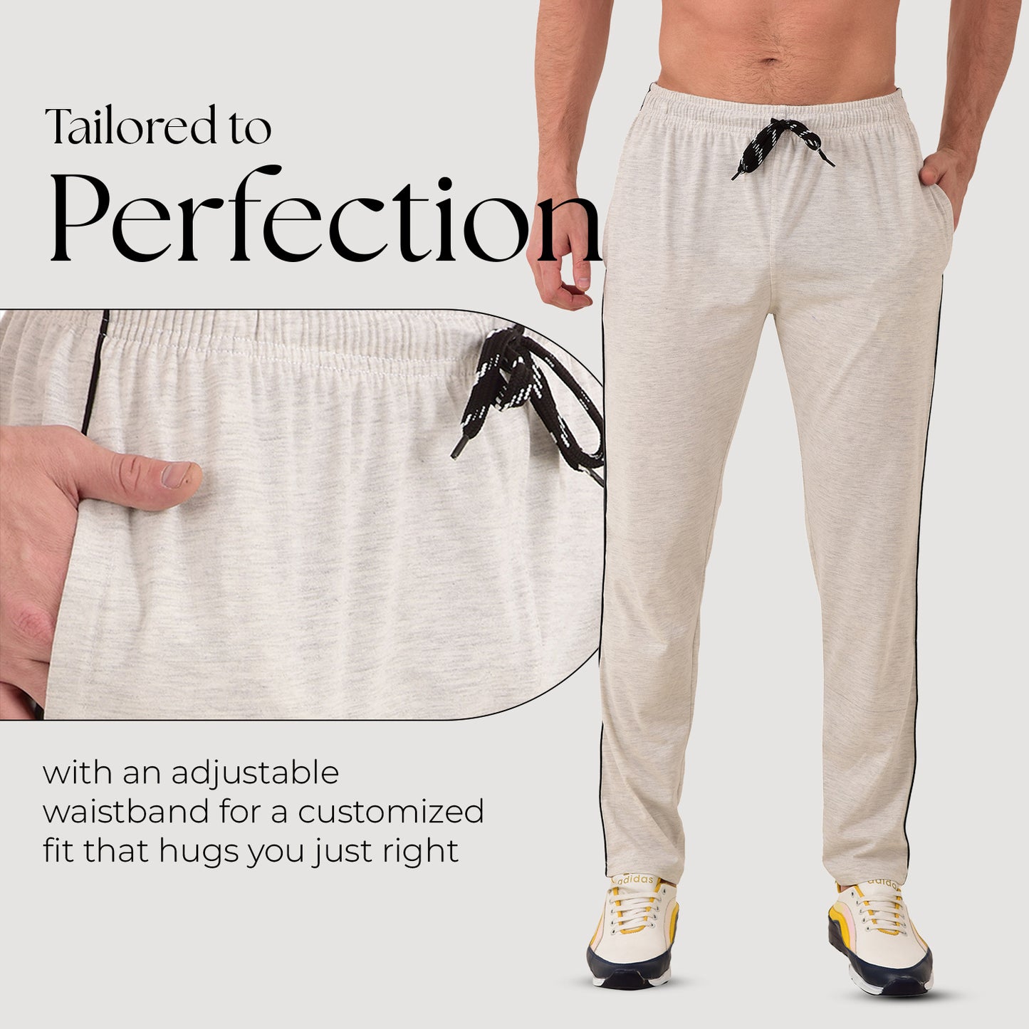 Cotton Track Pant for Men - Regular wear Trackpants