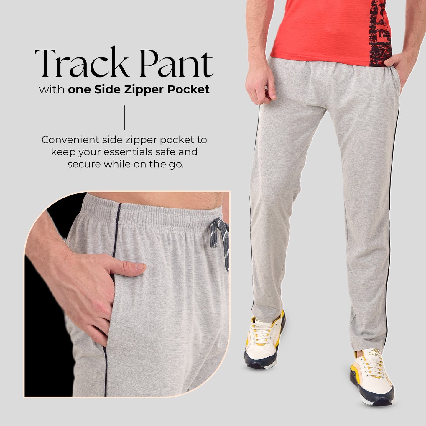 Cotton Track Pant for Men - Regular wear Trackpants
