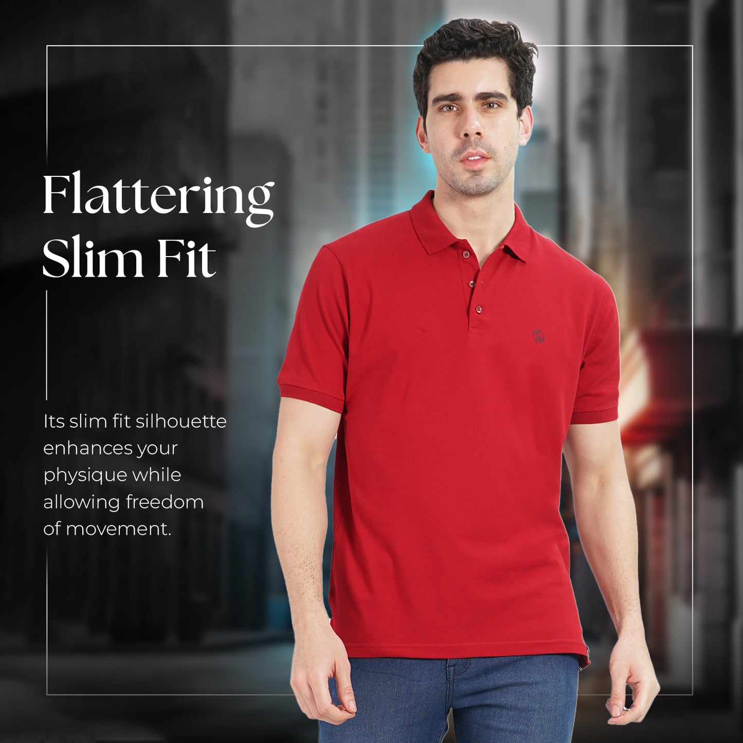 Royal Look Cotton Lycra Premium Polo T-Shirt for Men