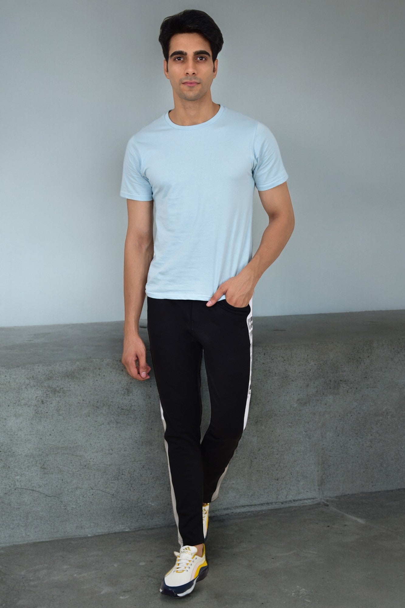 Regular Fit Sports Lycra Fabric Track Pant For Men