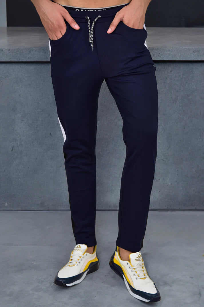 Regular Fit Sports Lycra Fabric Track Pant For Men