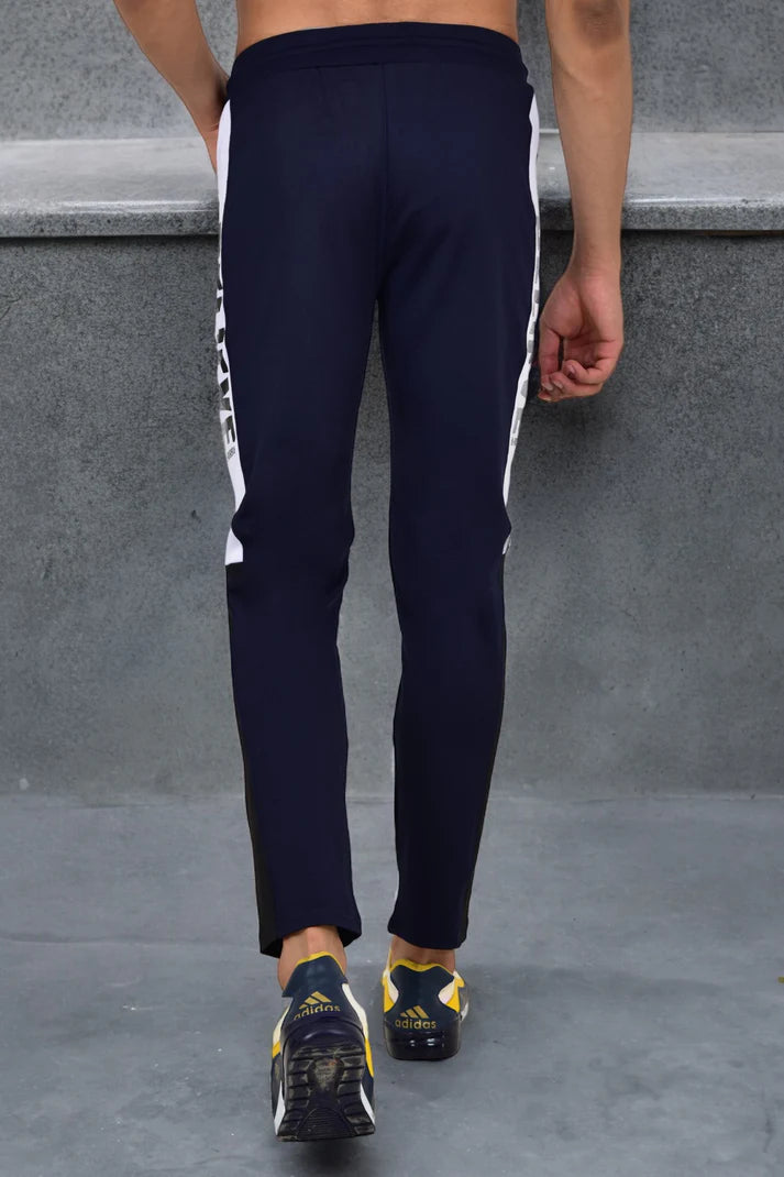 Regular Fit Sports Lycra Fabric Track Pant For Men