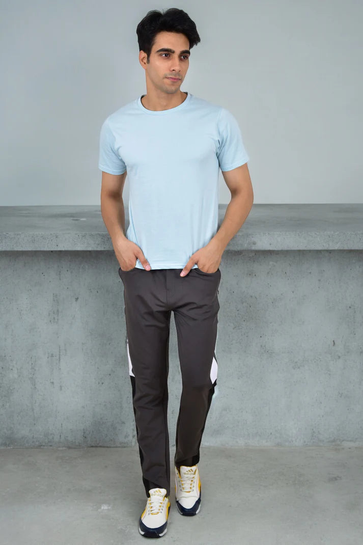 Regular Fit Sports Lycra Fabric Track Pant For Men