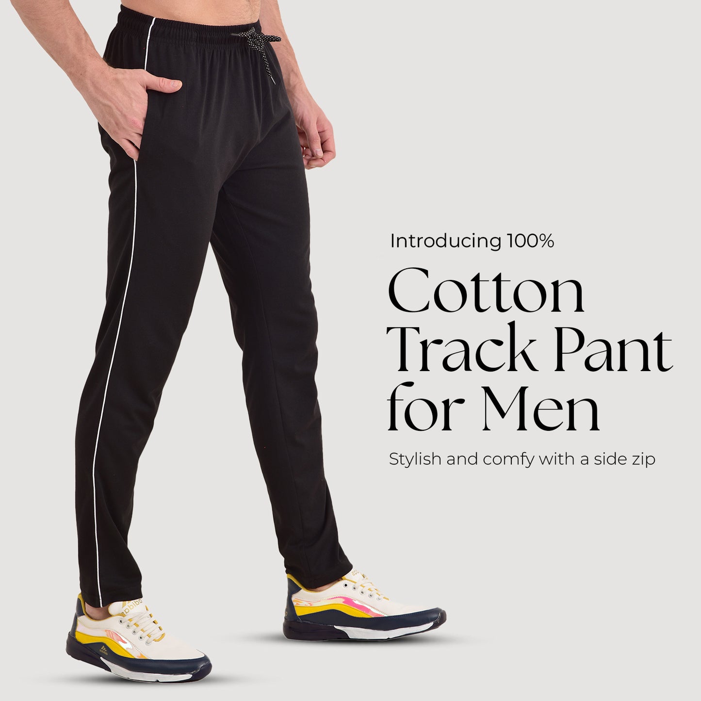 Cotton Track Pant for Men - Regular wear Trackpants