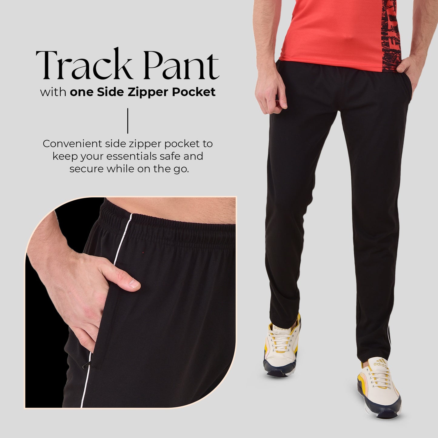 Cotton Track Pant for Men - Regular wear Trackpants