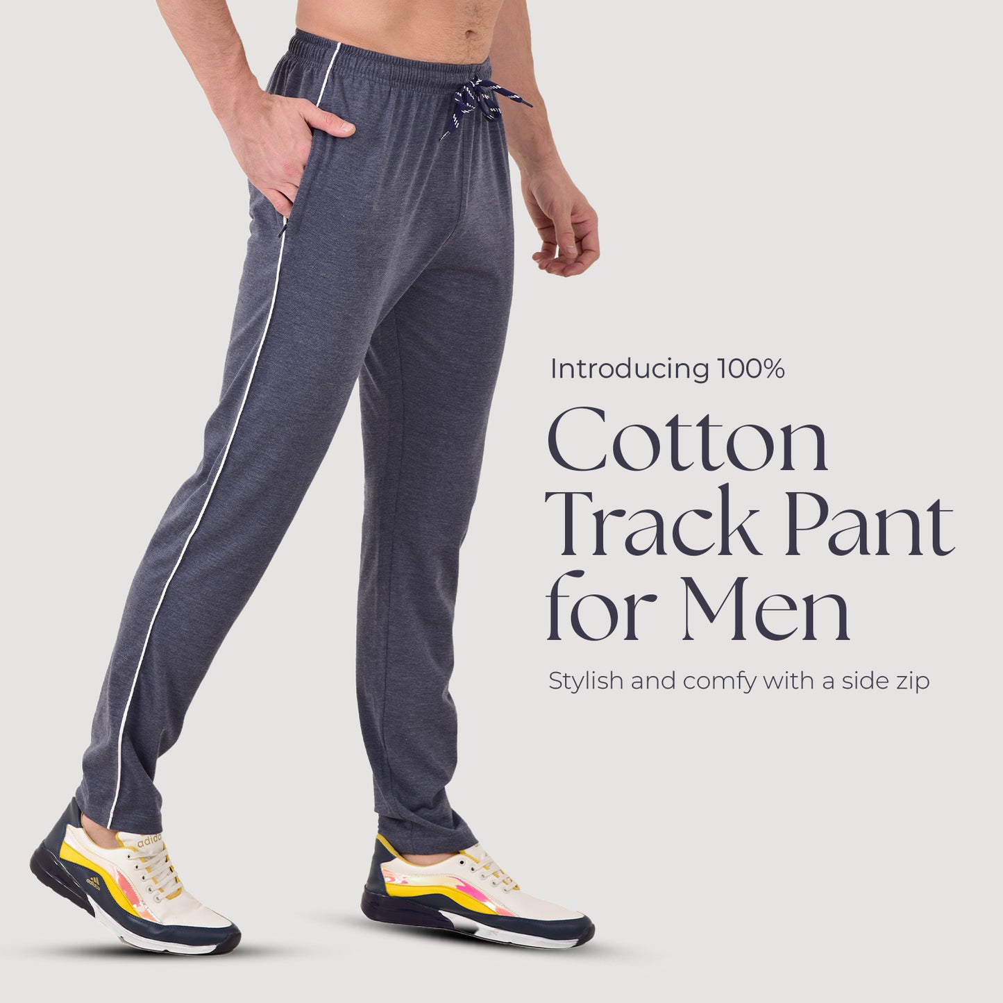 Cotton Track Pant for Men - Regular wear Trackpants