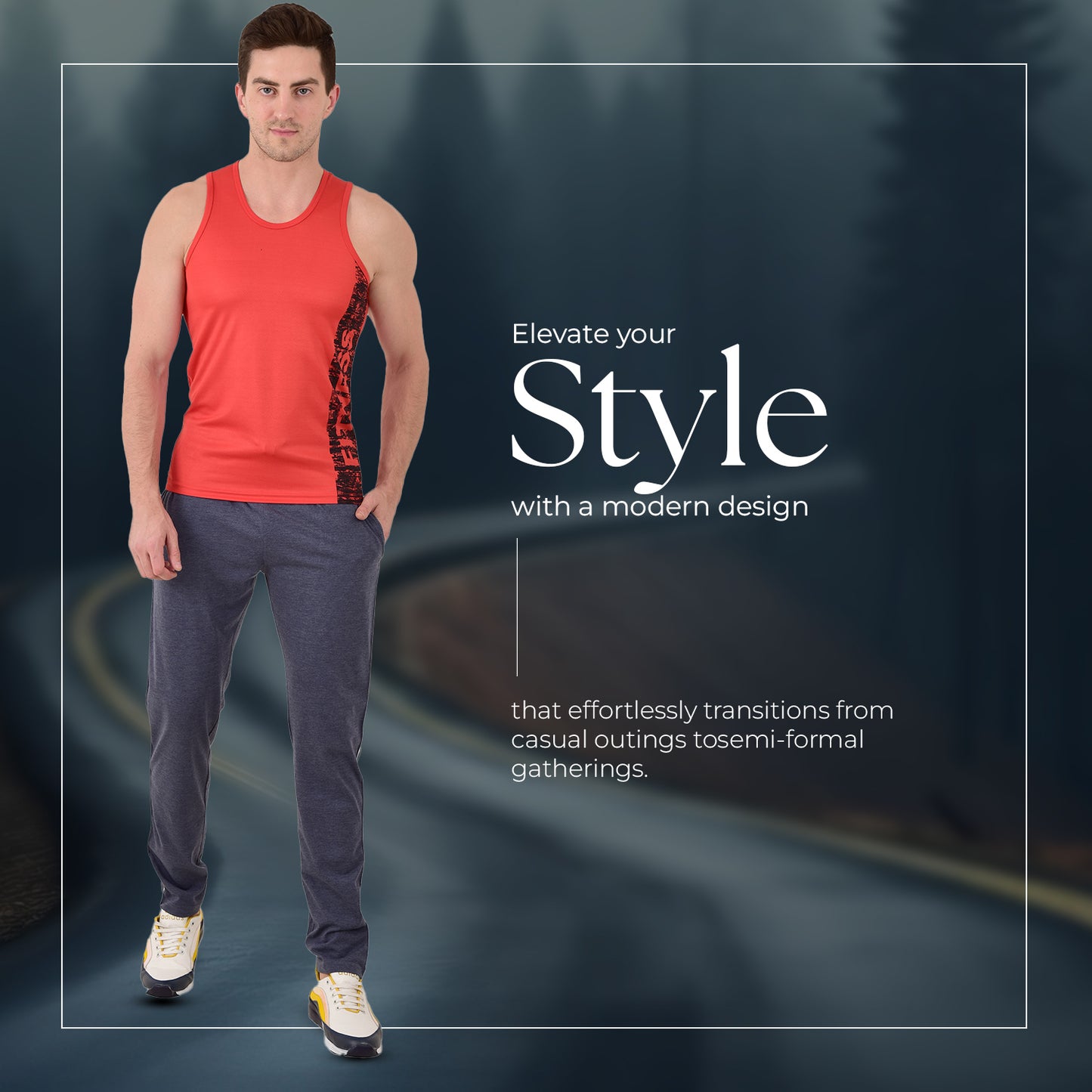 Cotton Track Pant for Men - Regular wear Trackpants