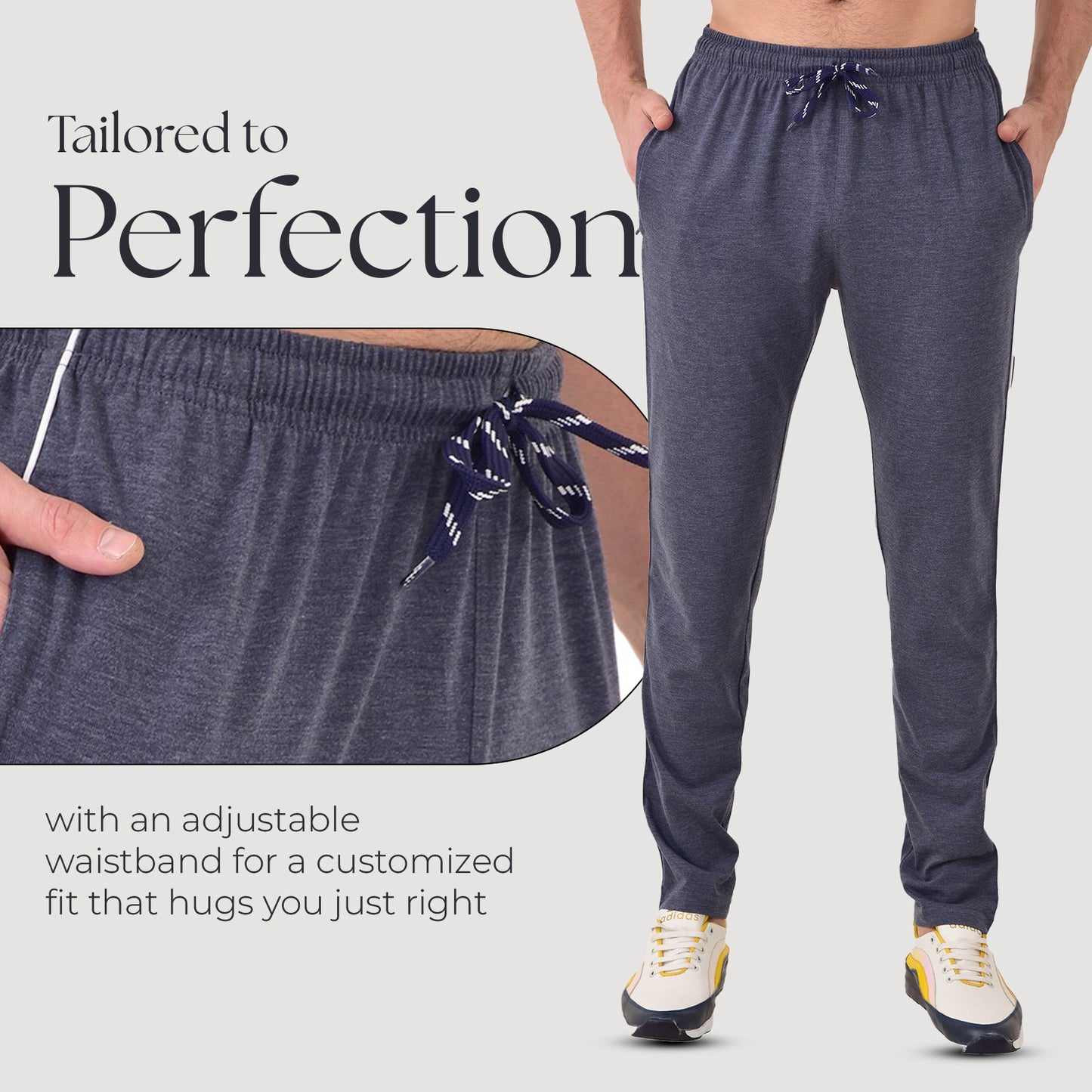 Cotton Track Pant for Men - Regular wear Trackpants