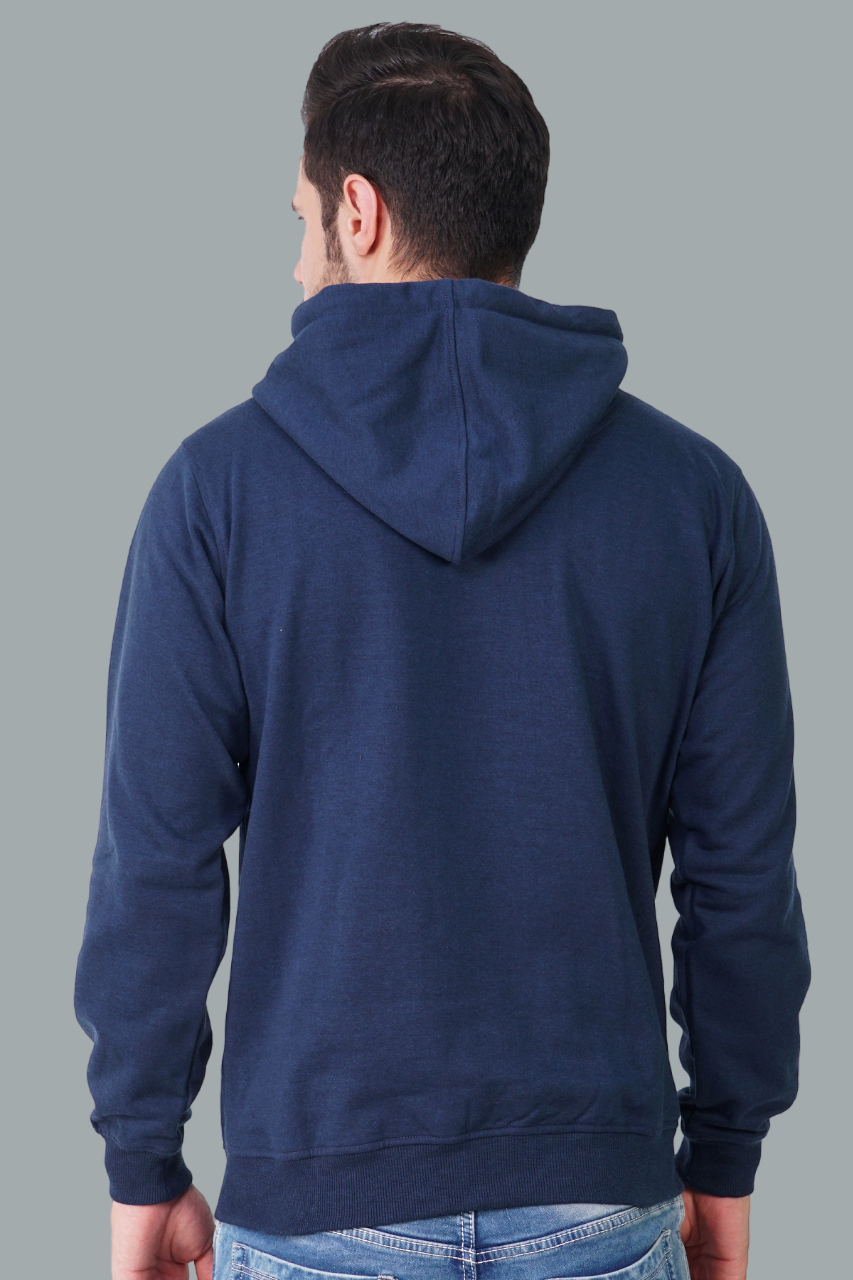 Cotton Fleece Hooded Hoodie for Winter with Stylish Kangaroo Pocket Full Sleeves Sweatshirt