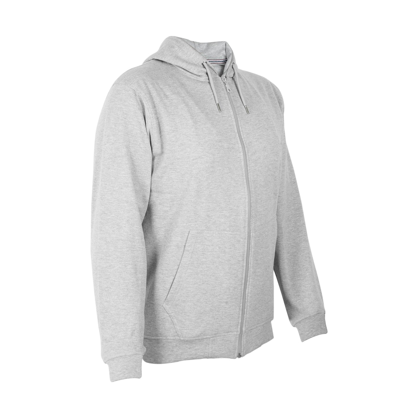 Cotton Fleece Hooded Hoodie for Winter with Stylish Kangaroo Pocket Full Sleeves Zipper Sweatshirt