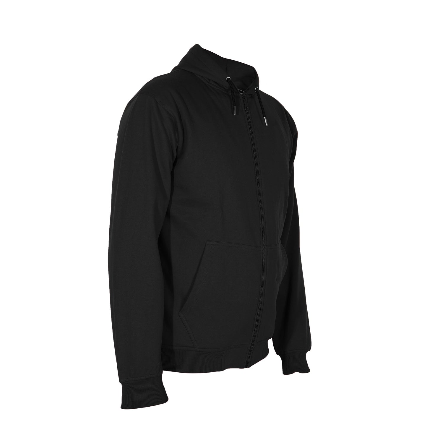 Cotton Fleece Hooded Hoodie for Winter with Stylish Kangaroo Pocket Full Sleeves Zipper Sweatshirt