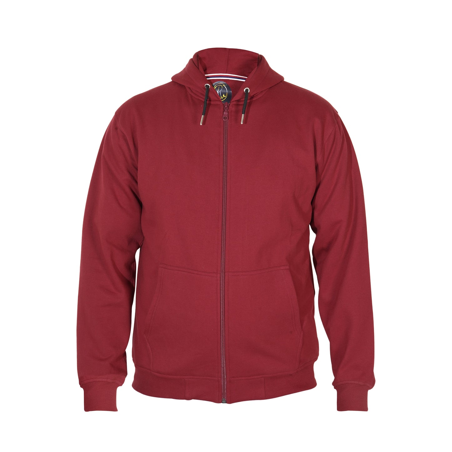 Cotton Fleece Hooded Hoodie for Winter with Stylish Kangaroo Pocket Full Sleeves Zipper Sweatshirt