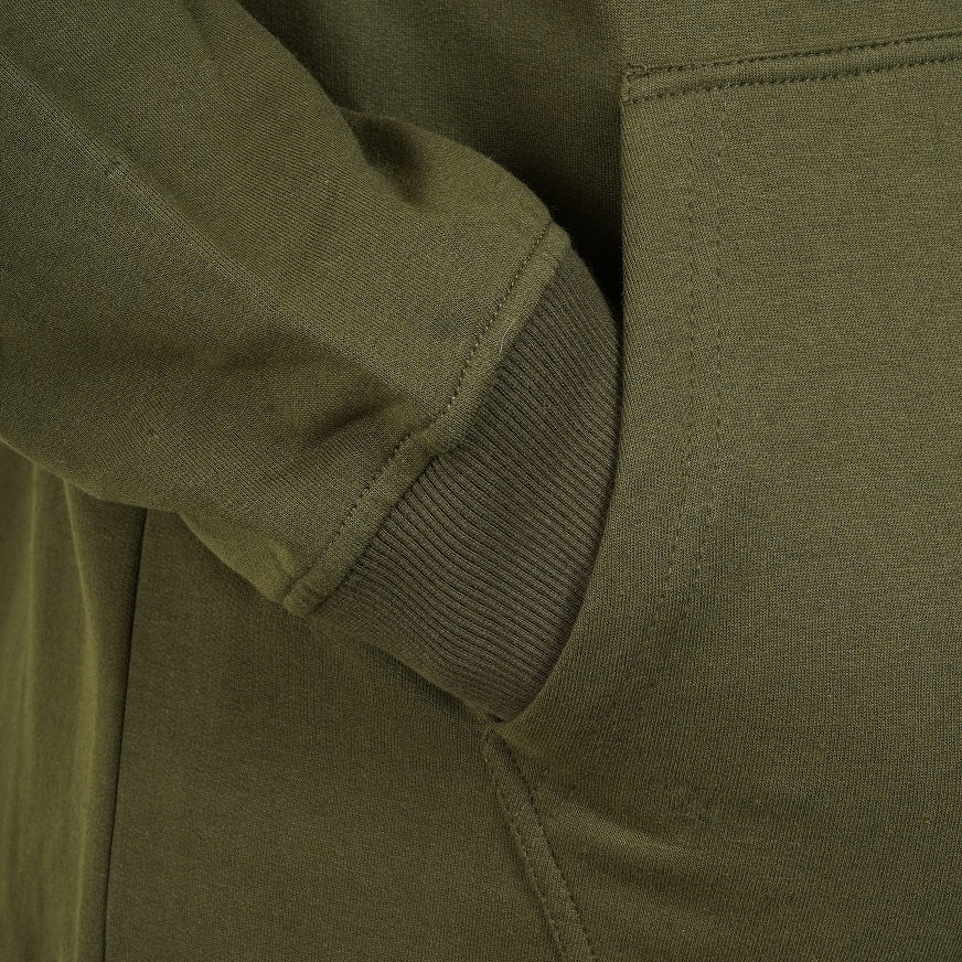 Cotton Fleece Hooded Hoodie for Winter with Stylish Kangaroo Pocket Full Sleeves Zipper Sweatshirt
