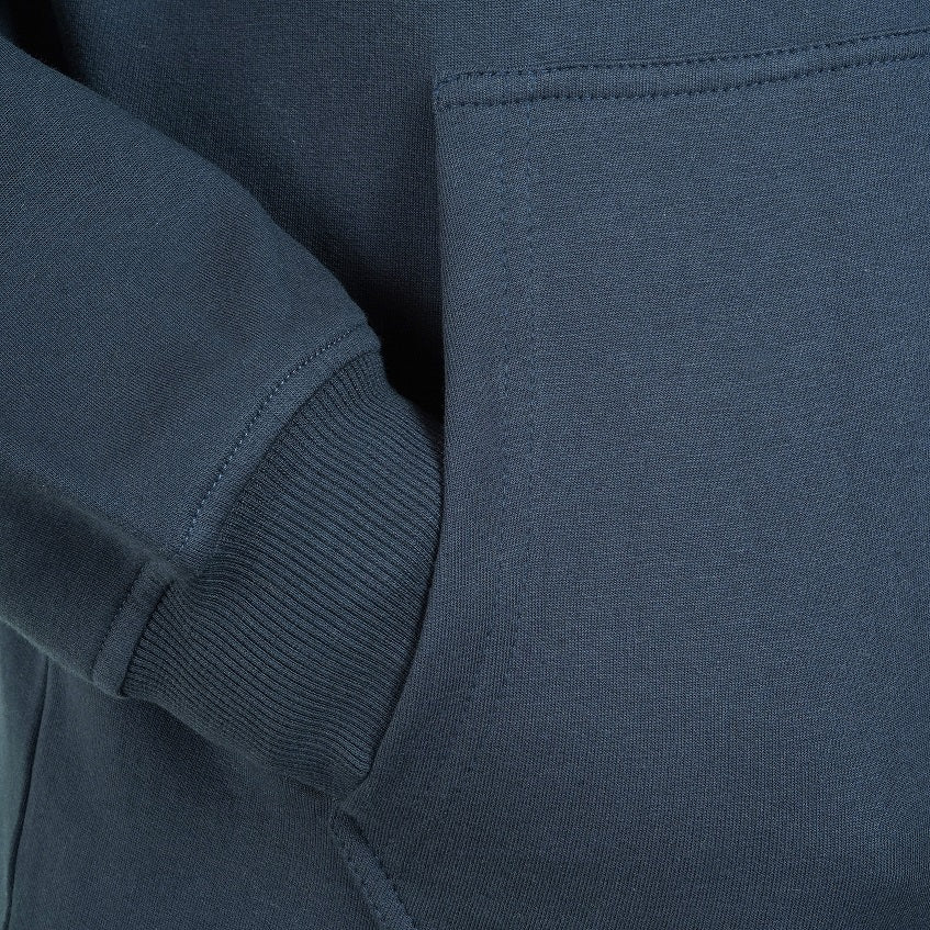 Cotton Fleece Hooded Hoodie for Winter with Stylish Kangaroo Pocket Full Sleeves Zipper Sweatshirt