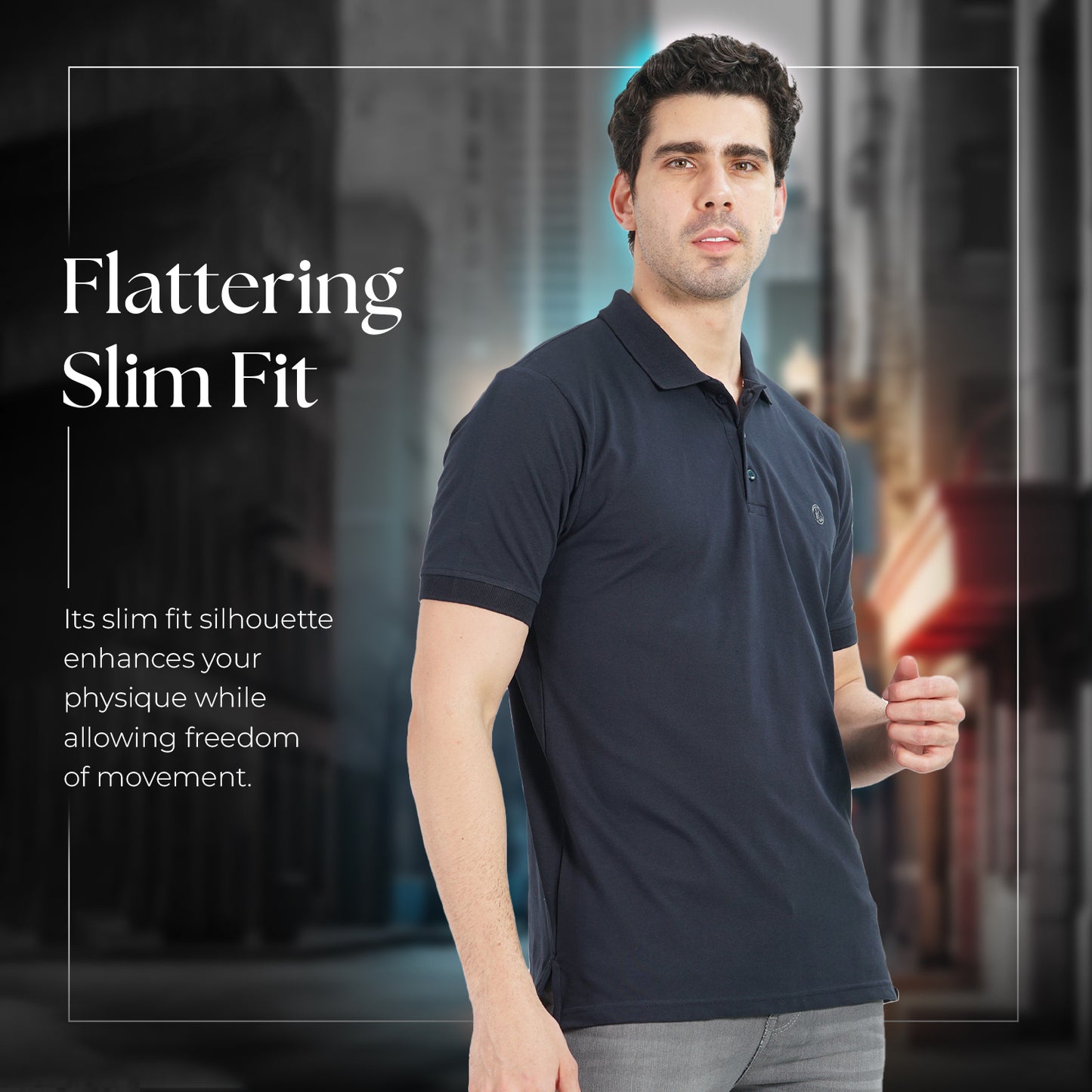 Royal Look Cotton Lycra Premium Polo T-Shirt for Men