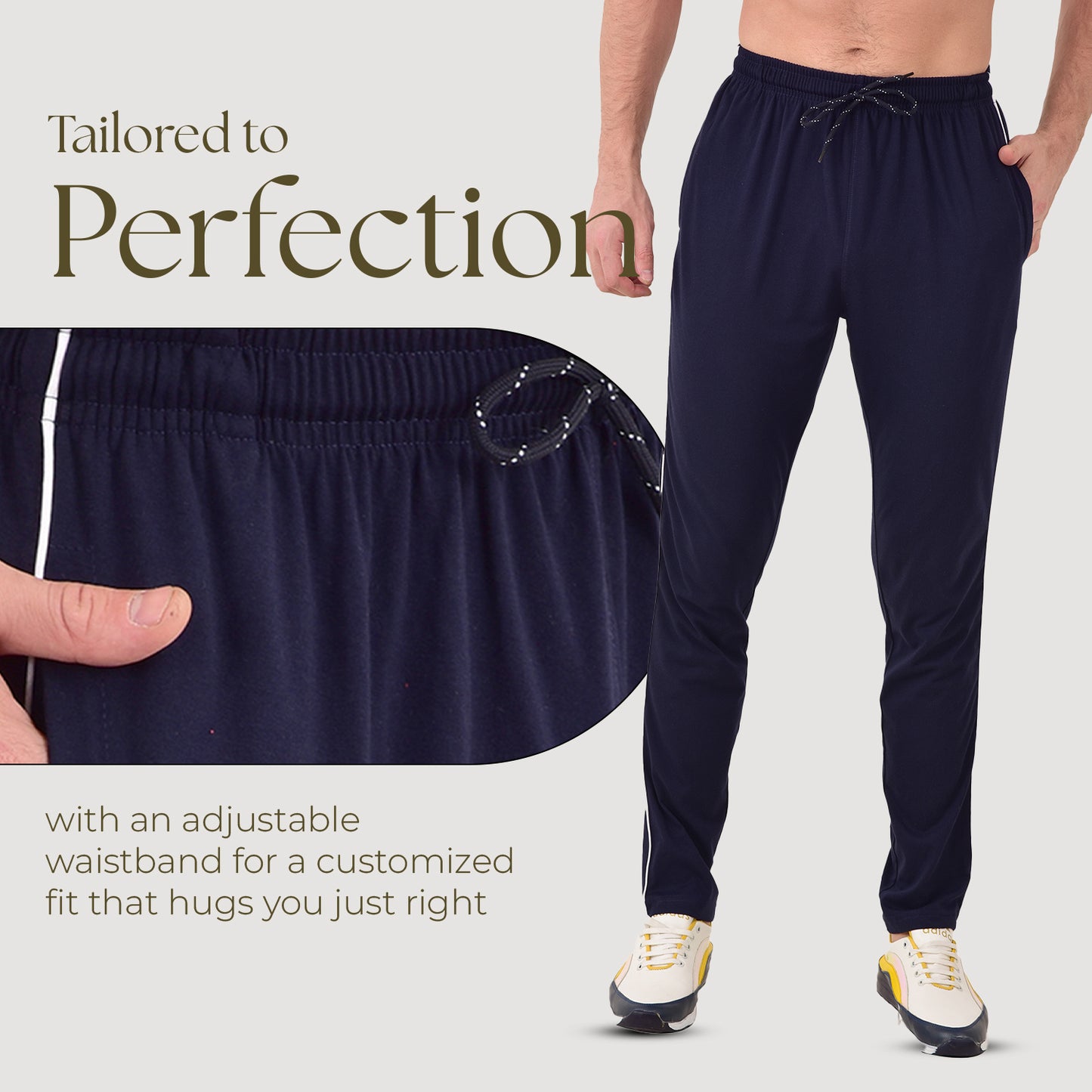 Cotton Track Pant for Men - Regular wear Trackpants