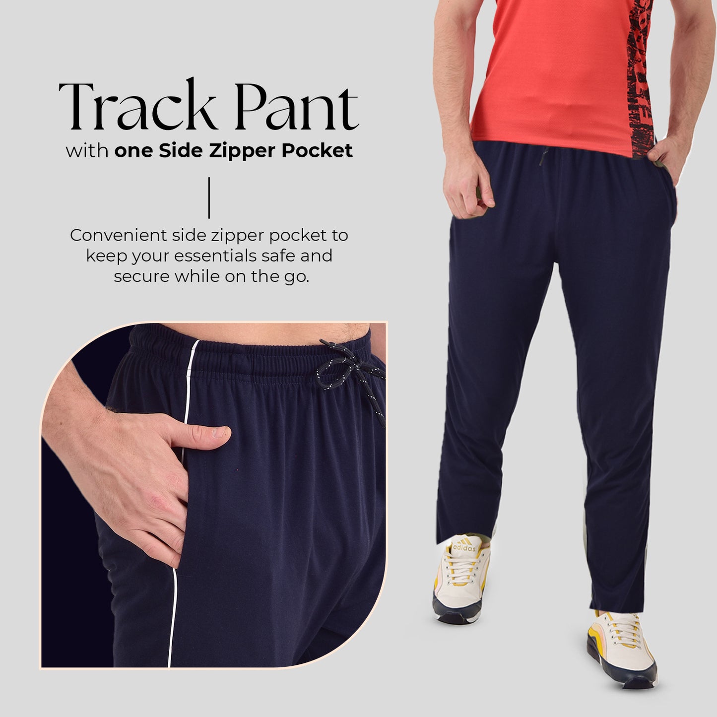 Cotton Track Pant for Men - Regular wear Trackpants