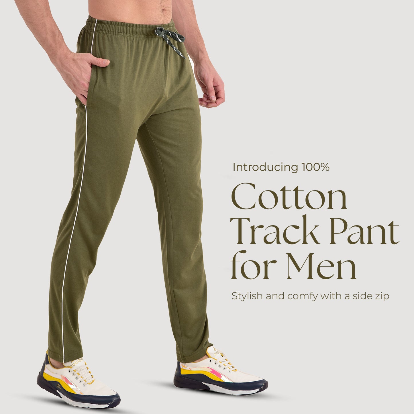 Cotton Track Pant for Men - Regular wear Trackpants