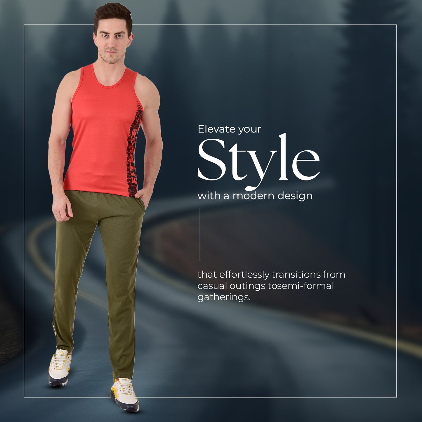 Cotton Track Pant for Men - Regular wear Trackpants