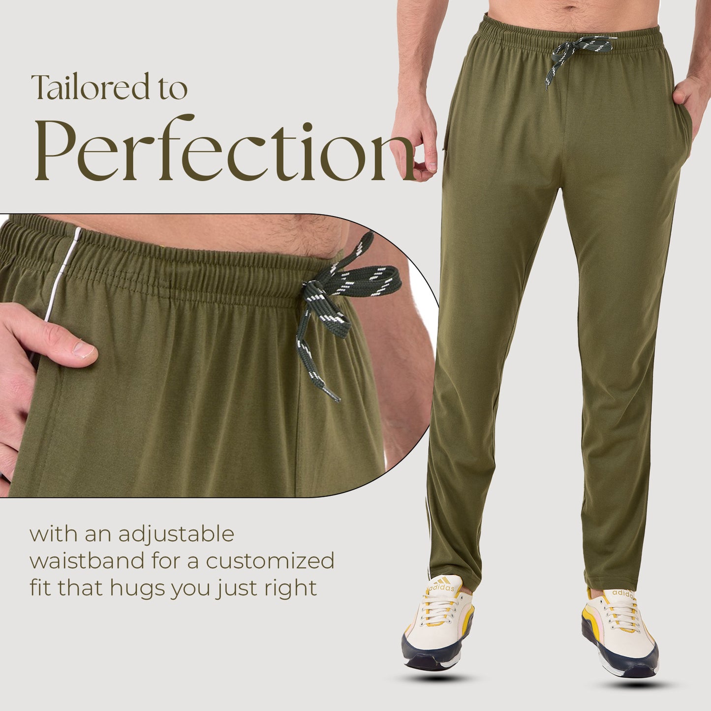 Cotton Track Pant for Men - Regular wear Trackpants