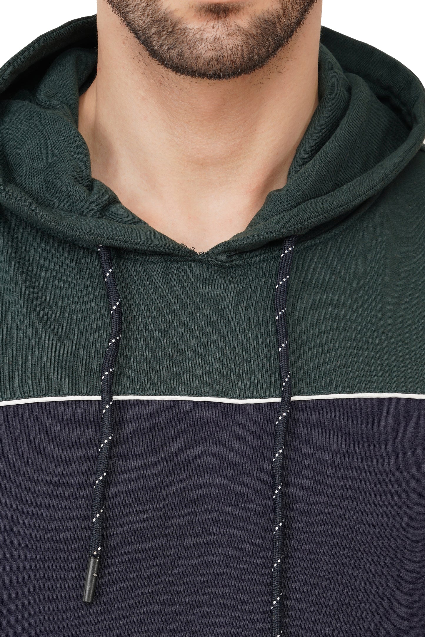 Cotton Fleece Hooded Hoodie for Winter with Stylish Kangaroo Pocket Full Sleeves Sweatshirt