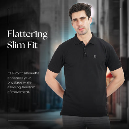 Royal Look Cotton Lycra Premium Polo T-Shirt for Men
