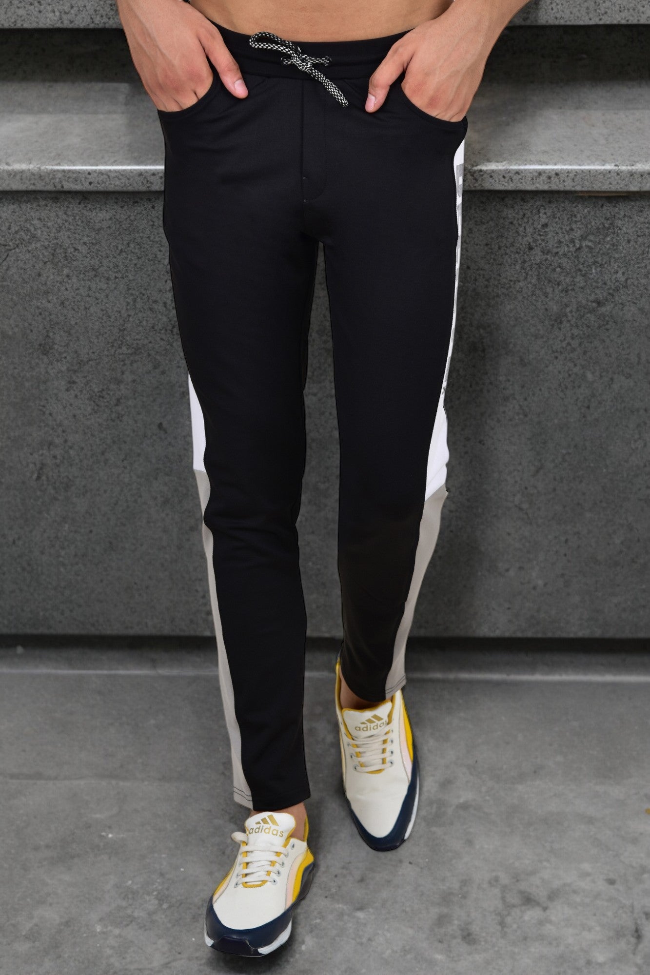 Regular Fit Sports Lycra Fabric Track Pant For Men