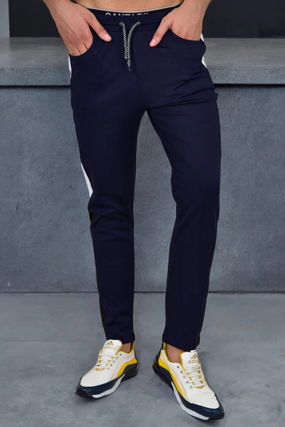 Regular Fit Sports Lycra Fabric Track Pant For Men