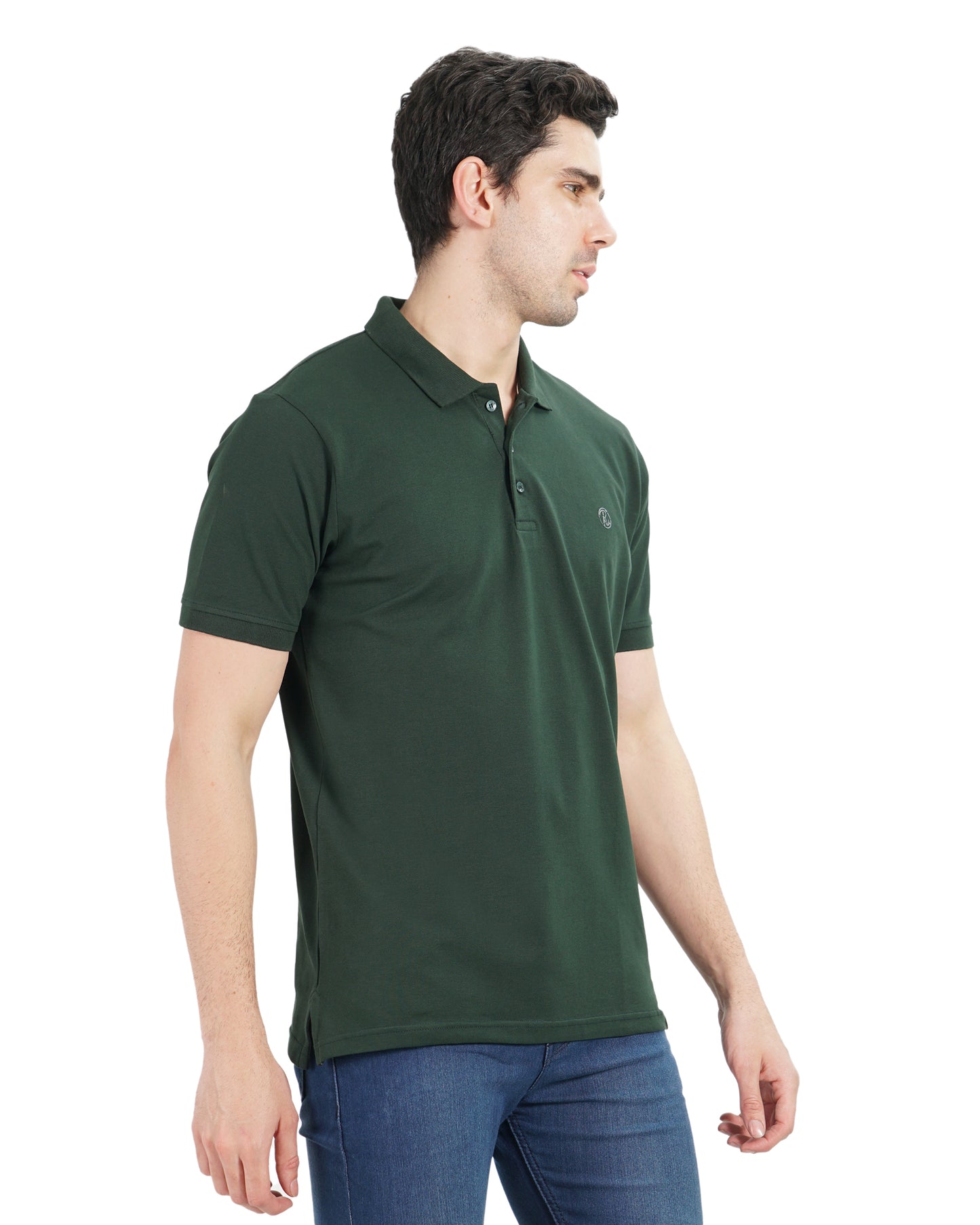 Royal Look Cotton Lycra Premium Polo T-Shirt for Men (Red)