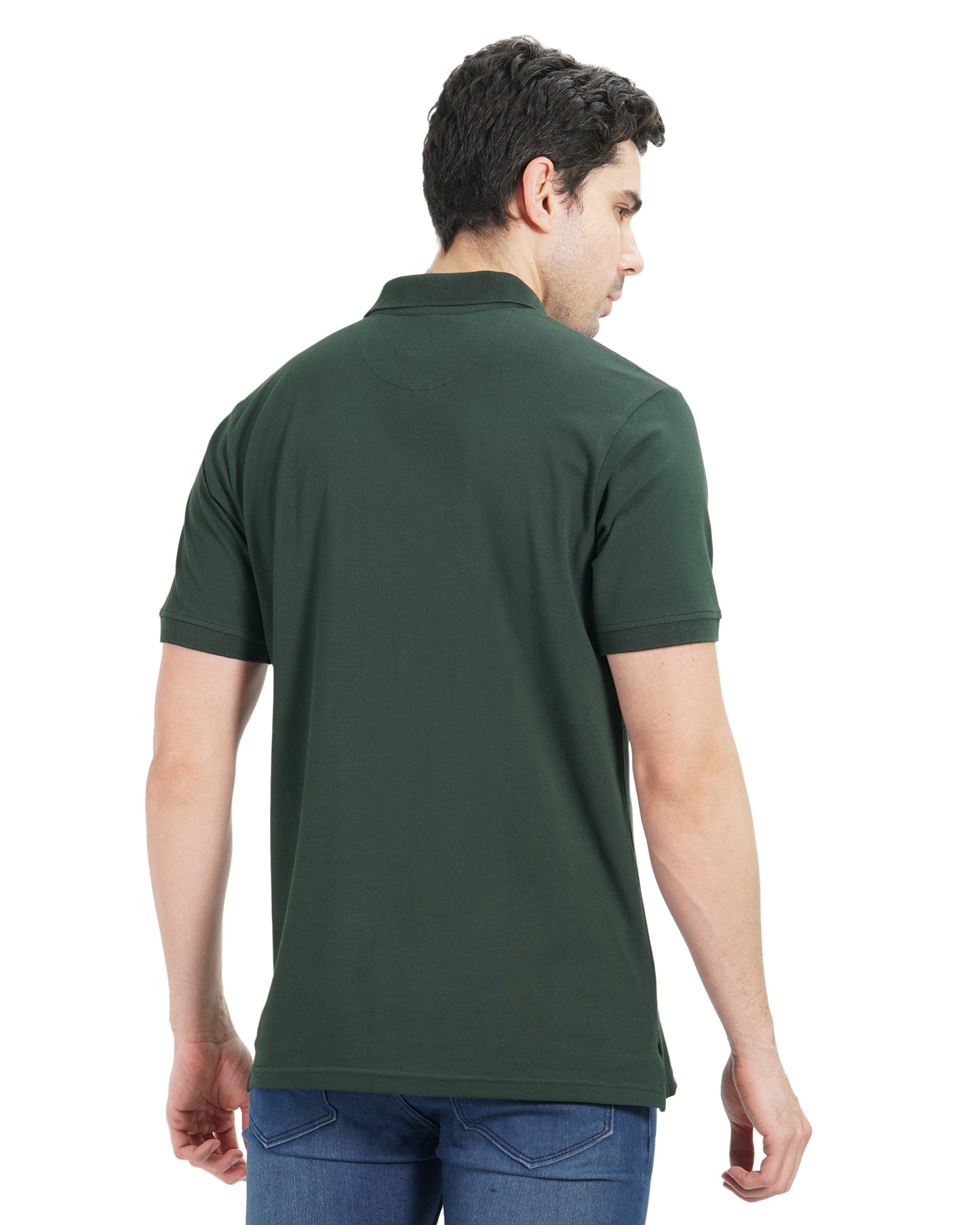 Royal Look Cotton Lycra Premium Polo T-Shirt for Men (Red)