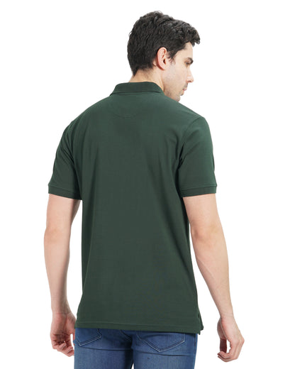 Royal Look Cotton Lycra Premium Polo T-Shirt for Men (Red)