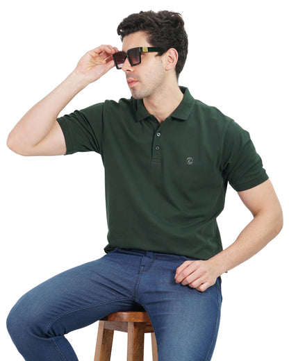 Royal Look Cotton Lycra Premium Polo T-Shirt for Men