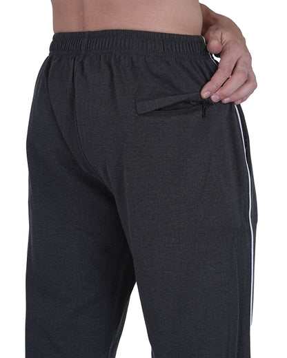 Winter Cotton Fleece Track Pant for Men - Regular wear Trackpants