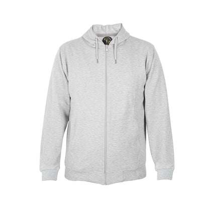 Cotton Fleece Hooded Hoodie for Winter with Stylish Kangaroo Pocket Full Sleeves Zipper Sweatshirt