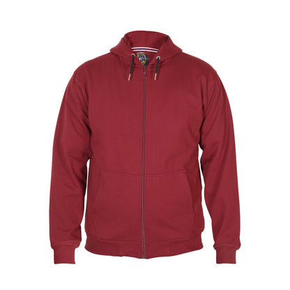 Cotton Fleece Hooded Hoodie for Winter with Stylish Kangaroo Pocket Full Sleeves Zipper Sweatshirt