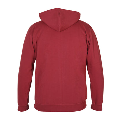 Cotton Fleece Hooded Hoodie for Winter with Stylish Kangaroo Pocket Full Sleeves Zipper Sweatshirt