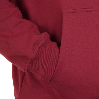 Cotton Fleece Hooded Hoodie for Winter with Stylish Kangaroo Pocket Full Sleeves Zipper Sweatshirt