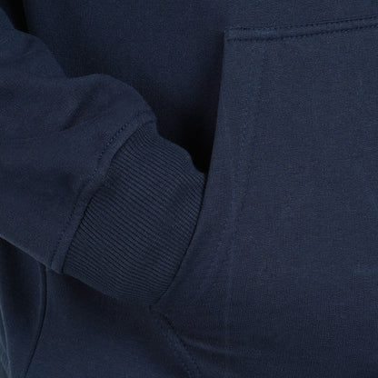 Cotton Fleece Hooded Hoodie for Winter with Stylish Kangaroo Pocket Full Sleeves Zipper Sweatshirt