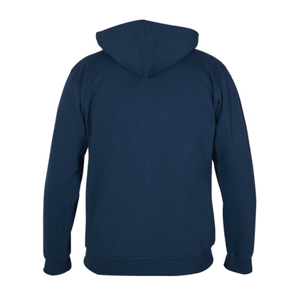 Cotton Fleece Hooded Hoodie for Winter with Stylish Kangaroo Pocket Full Sleeves Zipper Sweatshirt