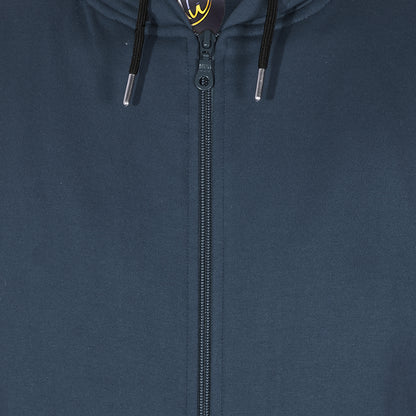 Cotton Fleece Hooded Hoodie for Winter with Stylish Kangaroo Pocket Full Sleeves Zipper Sweatshirt