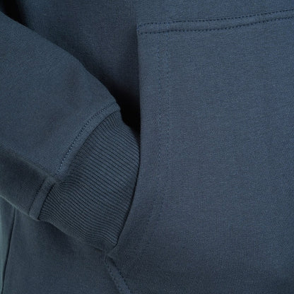 Cotton Fleece Hooded Hoodie for Winter with Stylish Kangaroo Pocket Full Sleeves Zipper Sweatshirt