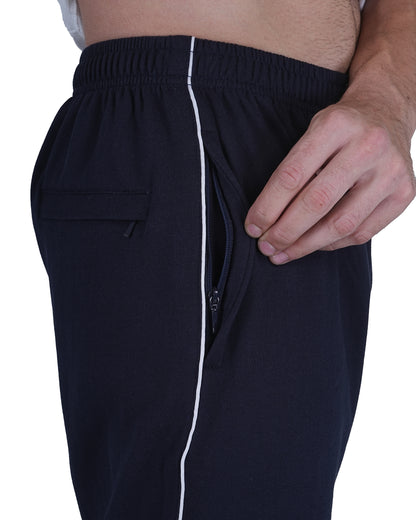 Winter Cotton Fleece Track Pant for Men - Regular wear Trackpants