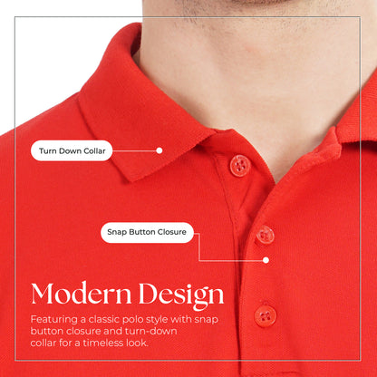 Royal Look Cotton Lycra Premium Polo T-Shirt for Men