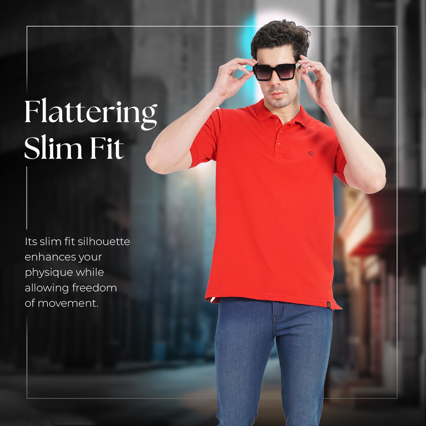 Royal Look Cotton Lycra Premium Polo T-Shirt for Men