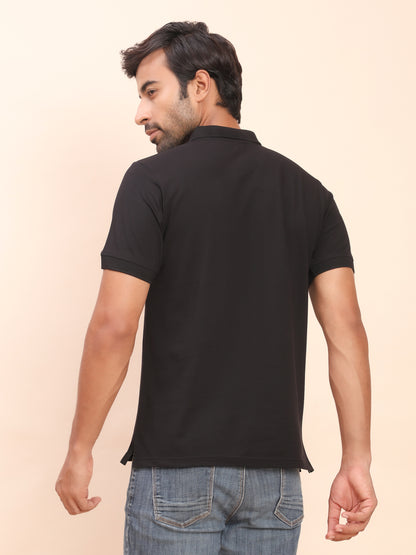 Royal Look Cotton Lycra Premium Polo T-Shirt for Men (Red)