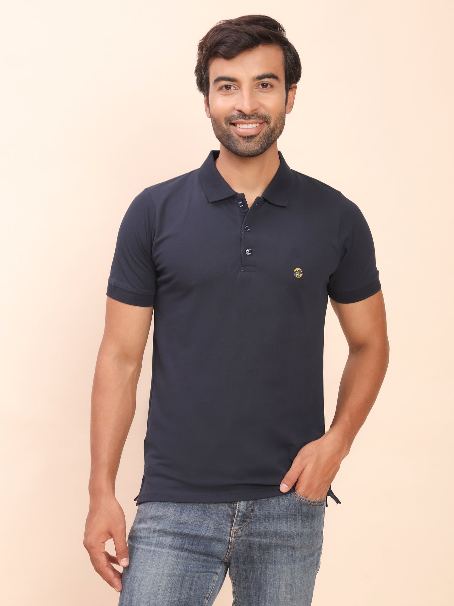 Royal Look Cotton Lycra Premium Polo T-Shirt for Men (Red)