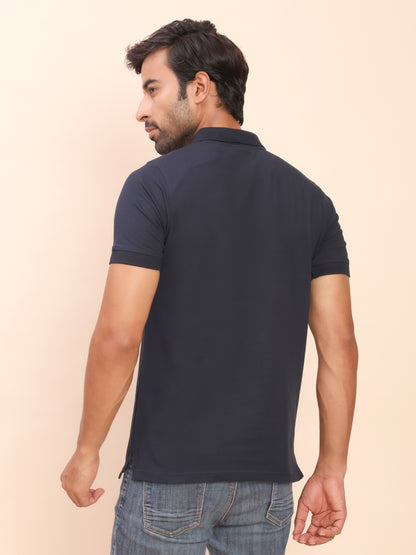 Royal Look Cotton Lycra Premium Polo T-Shirt for Men (Red)