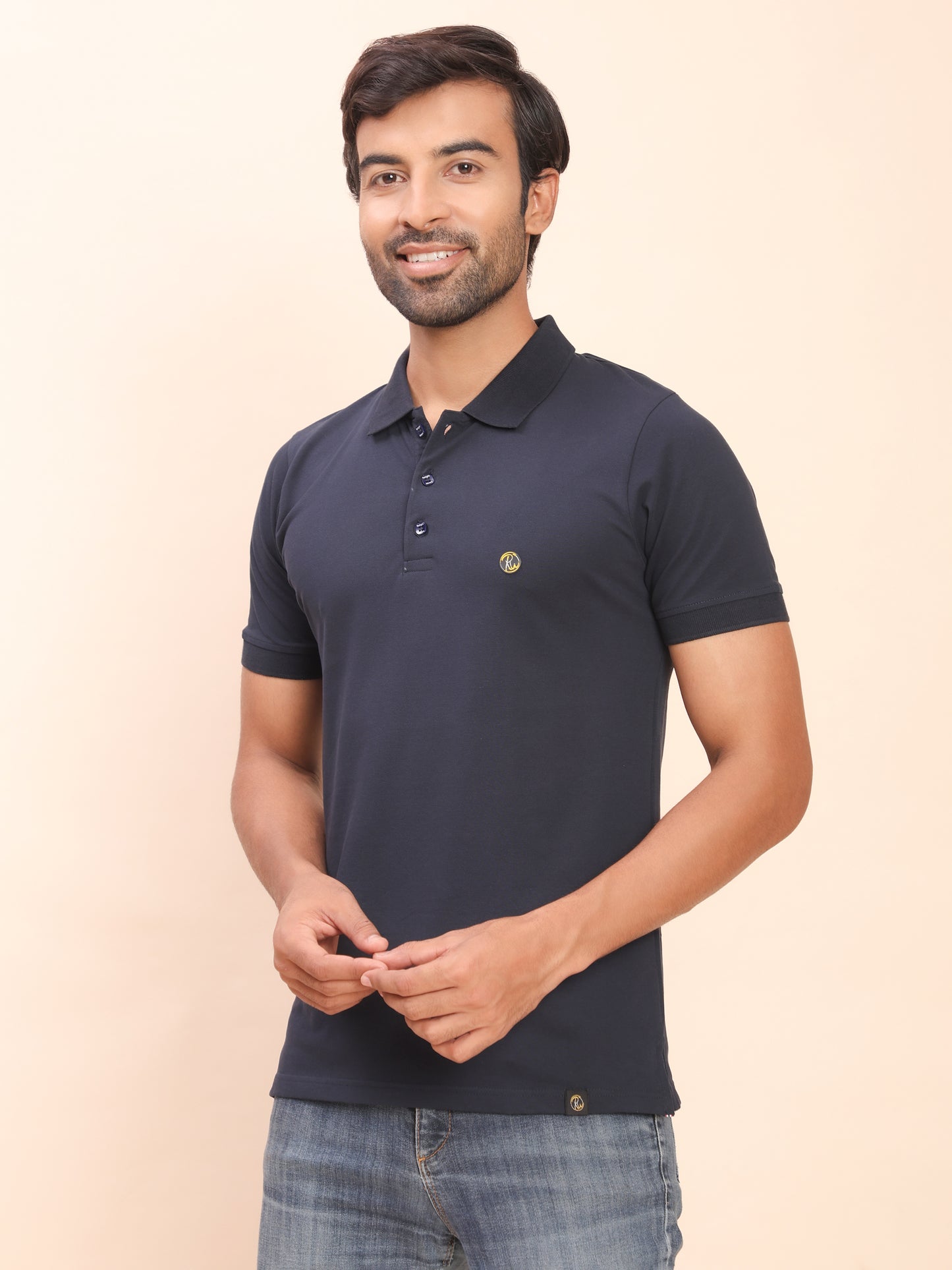 Royal Look Cotton Lycra Premium Polo T-Shirt for Men (Red)