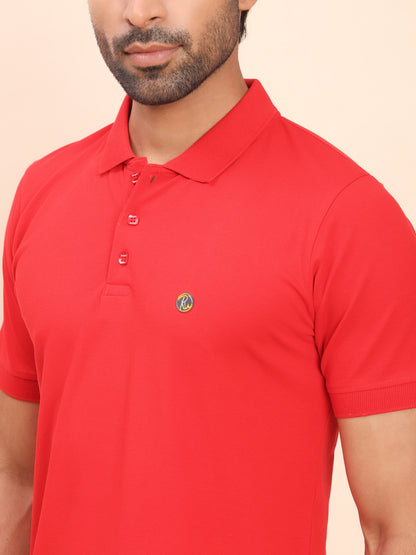 Royal Look Cotton Lycra Premium Polo T-Shirt for Men